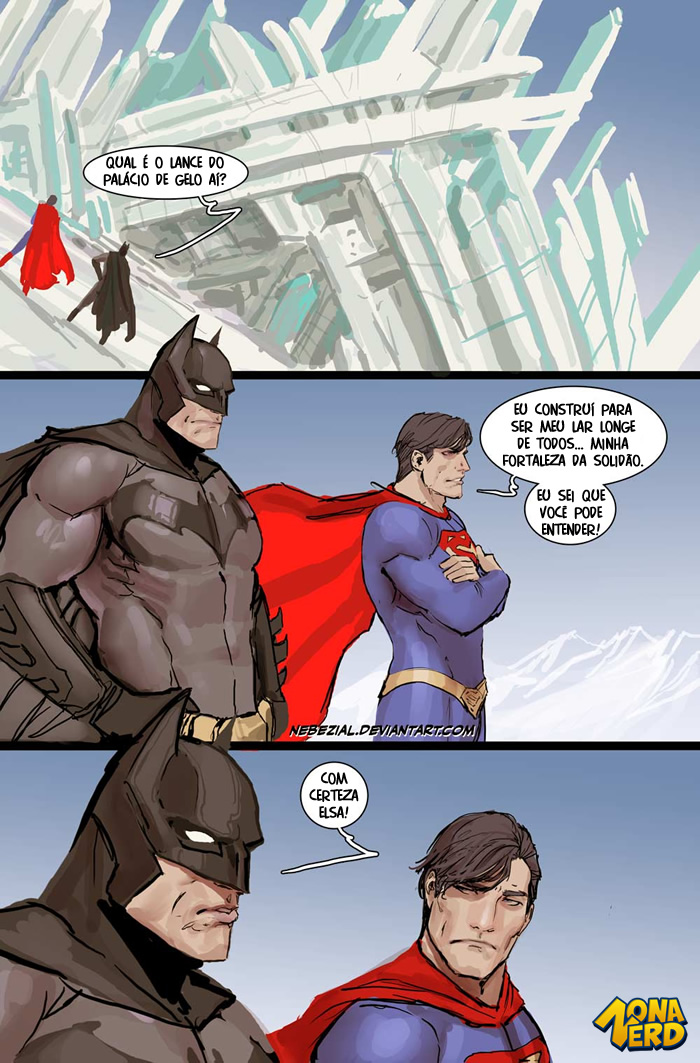 superman batman frozen comic