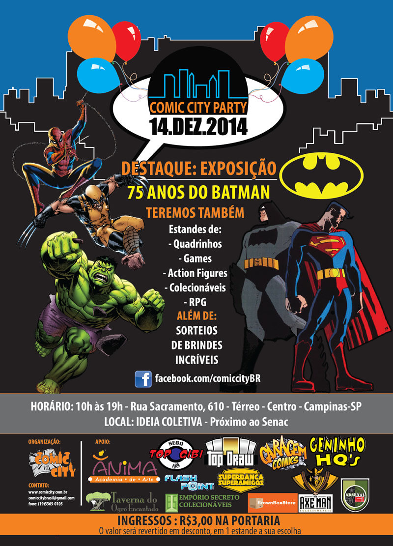 comic city party 2014 zona nerd