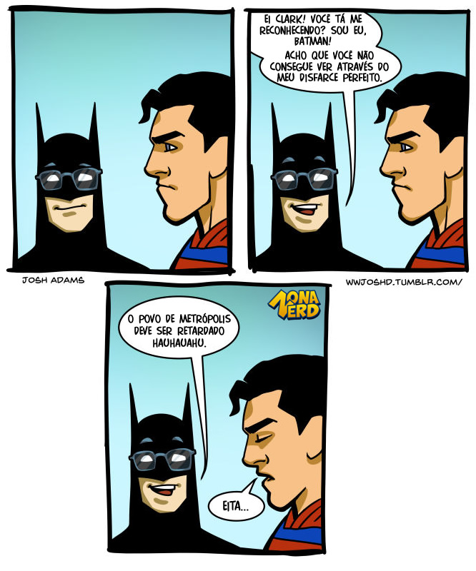 disfarce batman superman