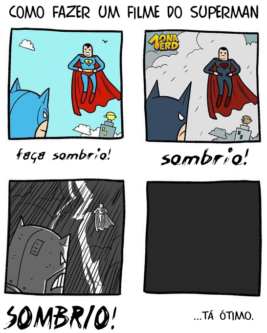 filme sombrio batman superman