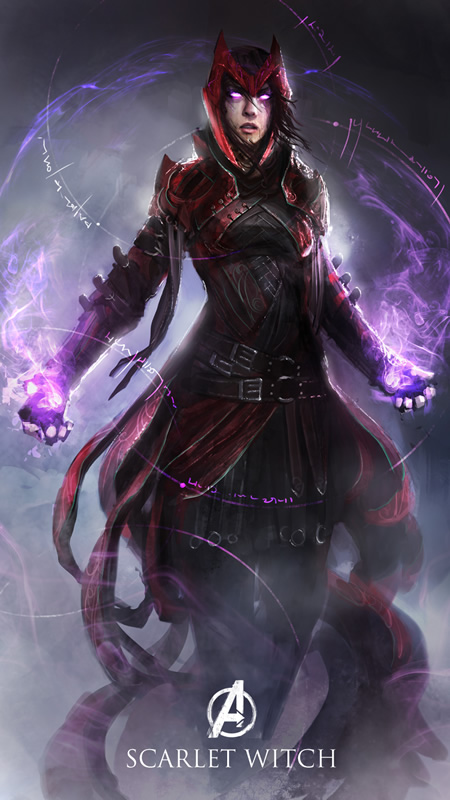 vingadores avengers magic rpg 07 scarlet witch