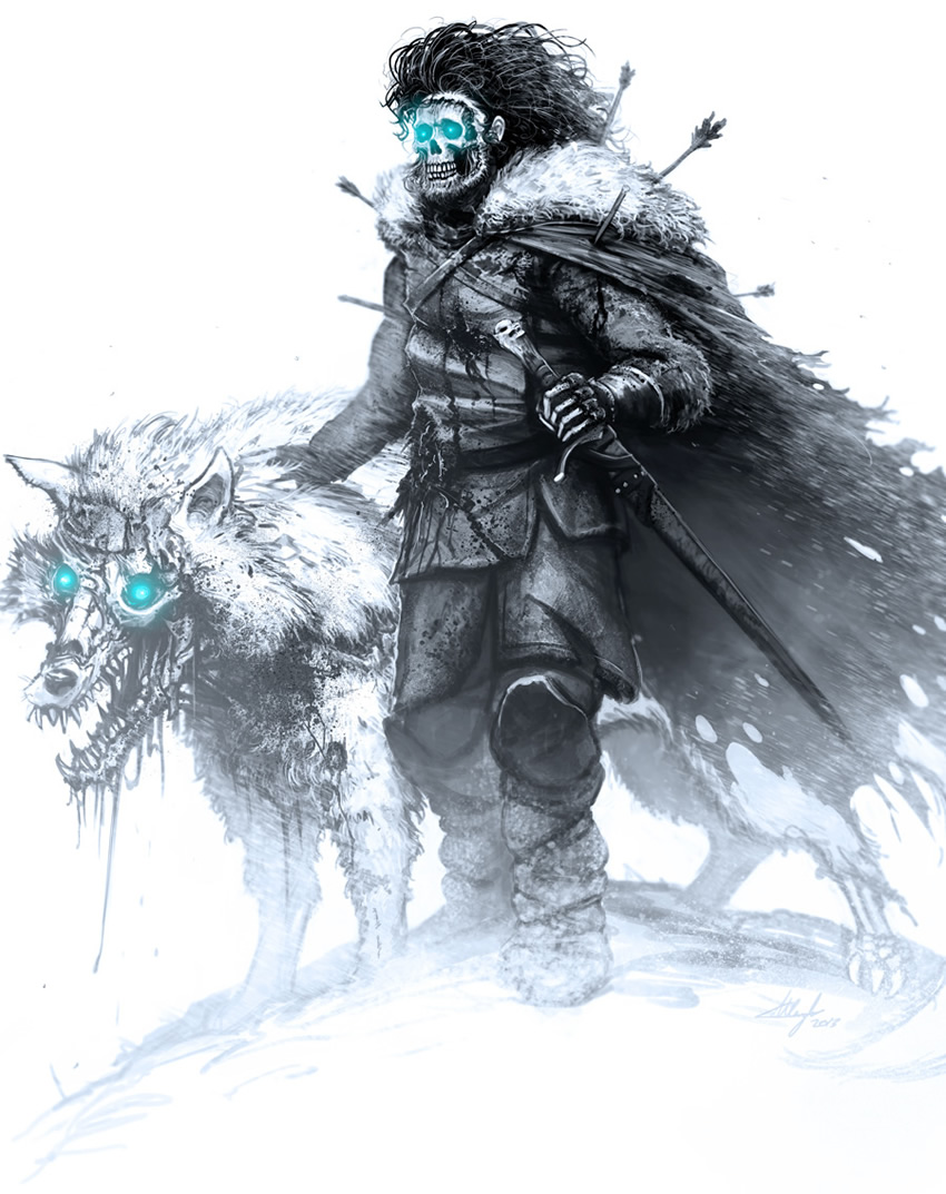 game of thrones perdessem white walker 01 jon snow