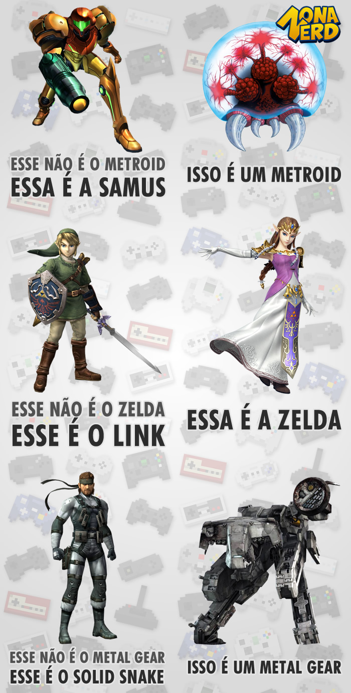 metroid samus link zelda solid snake metal gear