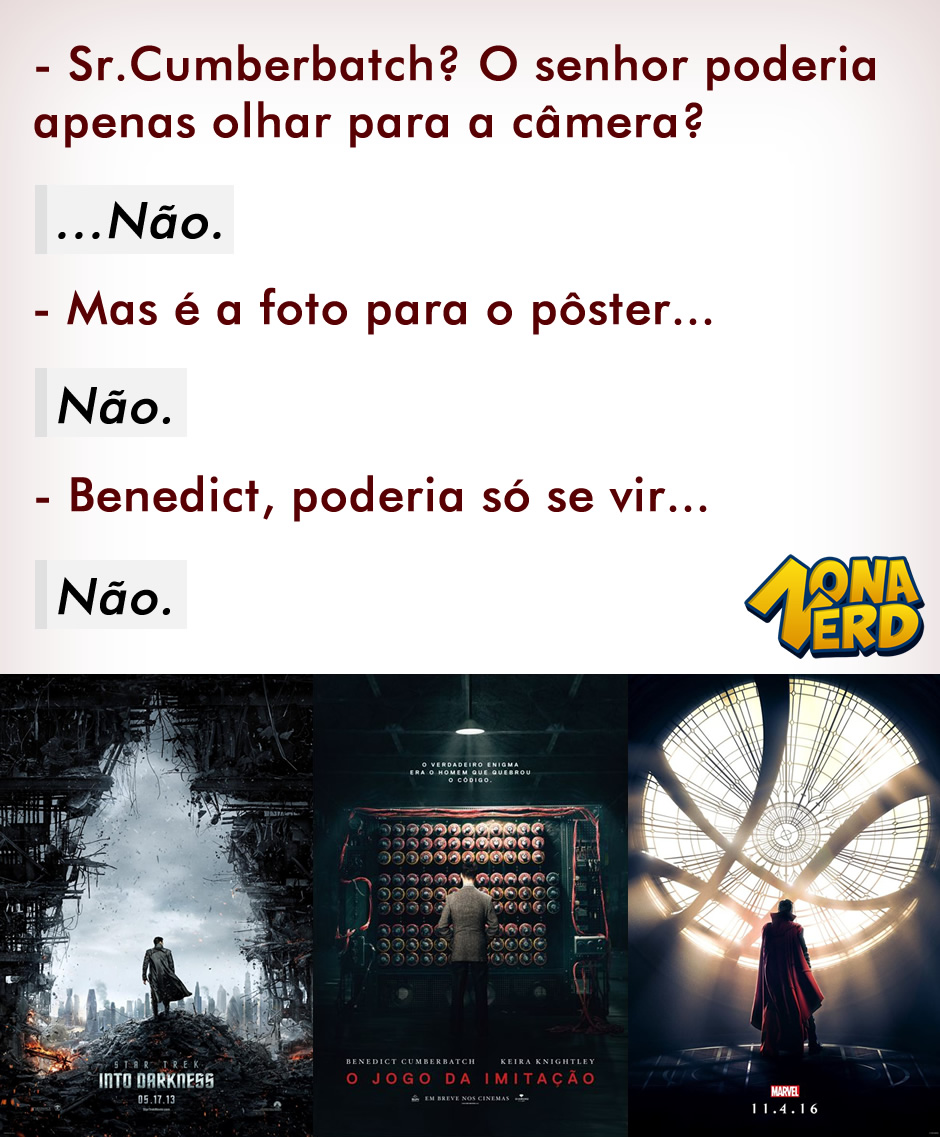 benedict cumberbatch olhar camera poster