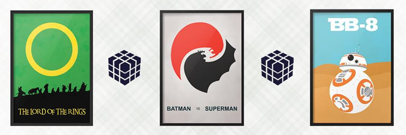 posters star wars batman superman aneis