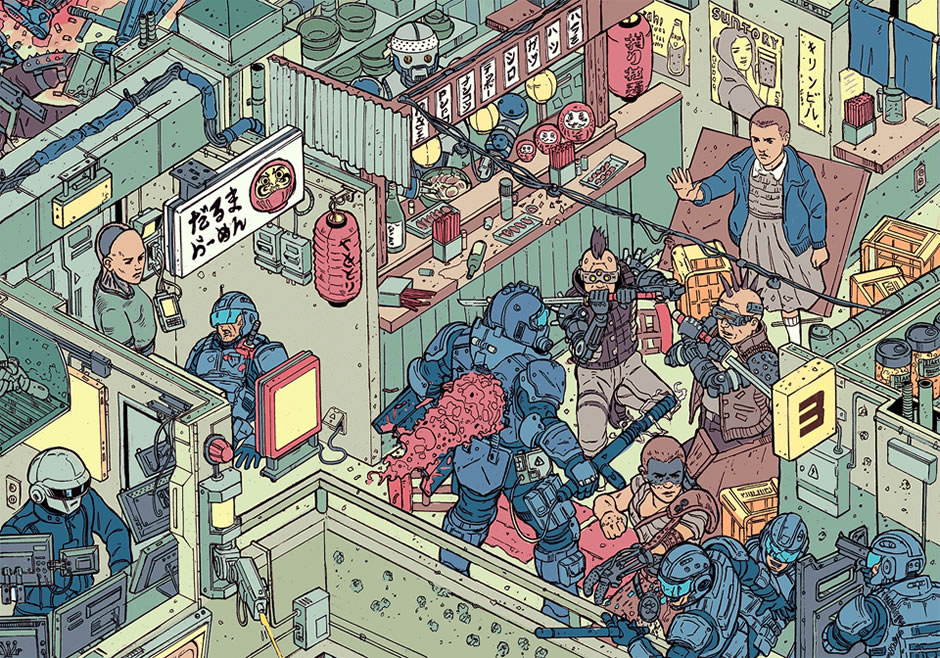 poster-the-raid-cyberpunk-fanart-7